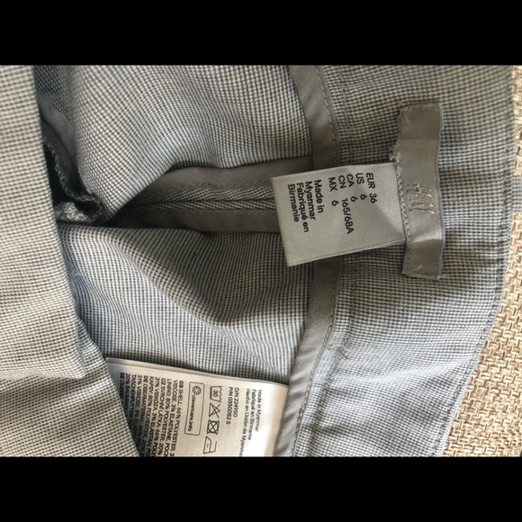 Light Gray H&M Trousers Size 6 - Picture 3 of 4